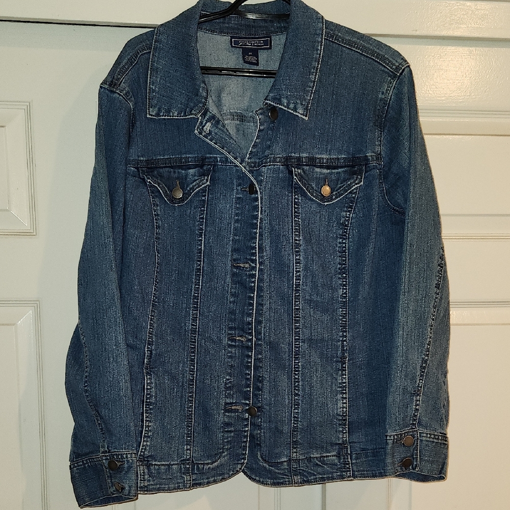 Charter Club Blue Denim Jacket